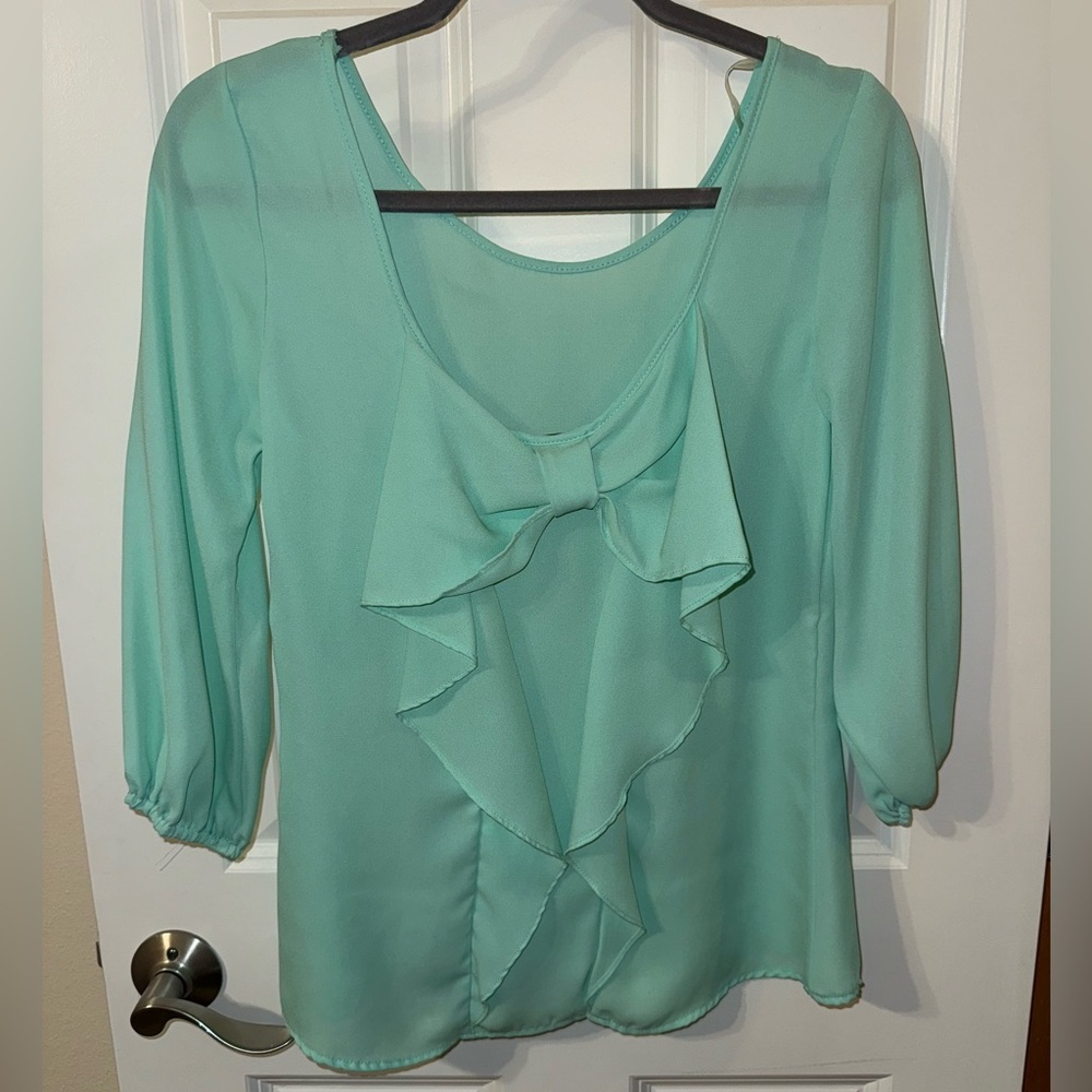 MOA, XS long sleeve blouse